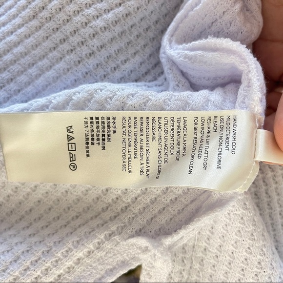 Free People Cozy Cottage Sweater in White Small - Picture 12 of 14